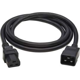 Tripp Lite Power Cord, C20 to C21, Heavy-Duty, 20A, 250V, 12 AWG, 10 ft. (3.05 m), Black, For Network Switch, PDU, UPS, Router, Server, 250 V AC20 A, Black