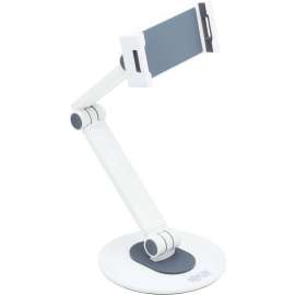 Tripp Lite Full-Motion Flexible Long-Arm Desktop Smartphone and Tablet Mount, White, Height Adjustable, 4.7" to 12.9" Screen Support, 2.20 lb Load Capacity