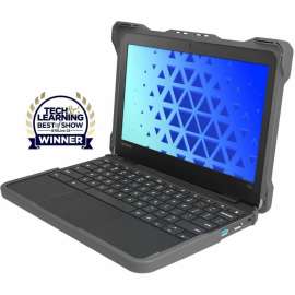 Max Cases MAXCases Extreme Shell-F Slide Case for HP Chromebook G9 and G8 Clamshell (Gray/Clear) - For HP Chromebook - Gray, Clear - Shock Absorbing, Scratch Resistant, Dirt Resistant, Oil Resistant, Damage Resistant, Impact Resistant - Thermoplasti