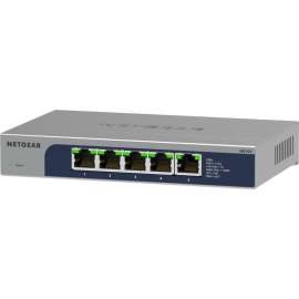 Netgear 5-Port Multi-Gigabit (2.5G) Ethernet Unmanaged Switch, 5 Ports, 2.5 Gigabit Ethernet, 2.5GBase-T, 2 Layer Supported