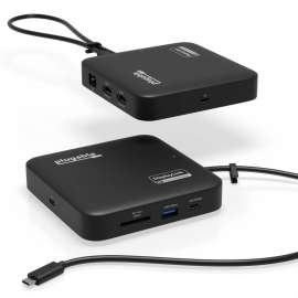 Plugable USB 3.0 or USB C to HDMI Adapter Extends to 4x Monitors, Compatible with Windows and Mac, Multi Monitor Adapter Supports 1920x1080@60Hz