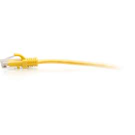 C2G 1ft Cat6a Snagless Unshielded (UTP) Slim Ethernet Patch Cable - Yellow - 1 ft Category 6a Network Cable for Network Device - First End: 1 x RJ-45 network - Male - Second End: 1 x RJ-45 network - Male - Patch Cable - 28 AWG - Yellow