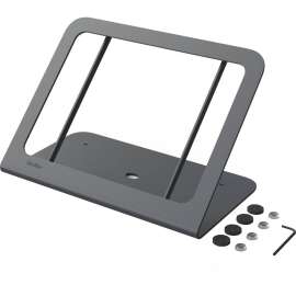 Heckler Design WindFall Stand for iPad 10th Generation - 6.6" Height x 11.3" Width x 6.5" Depth - Powder Coated - Powder Coated Steel - Black Gray