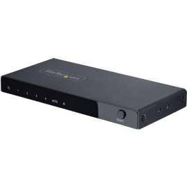 StarTech.com 4-Port 8K HDMI Switch, HDMI 2.1 Switcher 4K 120Hz HDR10+, 8K 60Hz UHD, HDMI Switch 4 In 1 Out, Auto/Manual Source Switching, 4-port 8K HDMI 2.1 Switch connects 4x HDMI sources to an HDMI display of up to 8K 60Hz/4K 120Hz with HDR10+, Automati