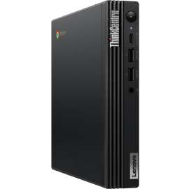Lenovo ThinkCentre M60q 12C6000BUS Chromebox - Intel Core i3 12th Gen i3-1215U Hexa-core (6 Core) 1.20 GHz - 8 GB RAM DDR4 SDRAM - 128 GB M.2 PCI Express NVMe 3.0 x4 SSD - Tiny - Black - Intel Chip - ChromeOS - Intel UHD Graphics DDR4 SDRAM - Englis