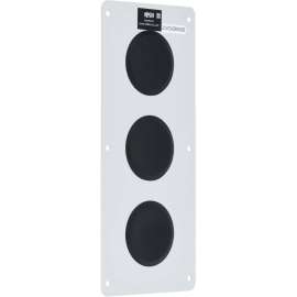 Tripp Lite SmartRack Cable Gland Plate for NEMA-Rated Enclosure Cabinets, 3 Ports (2 in.) - Cable Gland Plate - Metal, Low Density Polyethylene (LDPE)