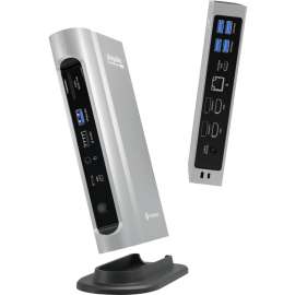 Plugable 16-in-1 Thunderbolt 4 Dock with 100W Charging, 4K Quad Monitor Setup for Thunderbolt 4 Windows Laptops, Thunderbolt Certified Dock with 2x HDMI, 2x DisplayPort, 2.5G Ethernet, 7x USB, SD