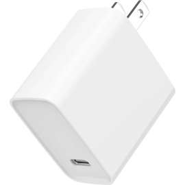 4XEM 20W USB-C Charger, White, 1 Pack, 20 W, 120 V AC, 230 V AC Input