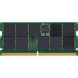 Kingston 16GB DDR5 SDRAM Memory Module - For Notebook, Workstation - 16 GB - DDR5-4800/PC5-38400 DDR5 SDRAM - 4800 MHz Single-rank Memory - CL40 - 1.10 V - ECC - Unbuffered - 262-pin - SoDIMM - Lifetime Warranty