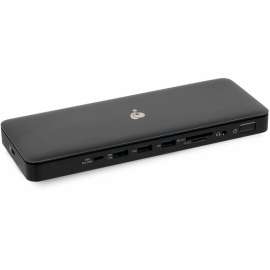 Iogear Dock Pro Usb4 8K Triple View - For Notebook/Smartphone - Memory Card Reader - Microsd (Transflash), Sd - 150 W - Usb4 - 3 Displays Supported - 8K, 4K - 3840 X 2160, 7680 X 4320 - 6 X Usb Ports - 3 X Usb Type-A Ports - Usb Type-A - 3 X Usb Typ