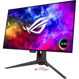 Asus ROG Swift PG27AQDM 26.5" WQHD Gaming OLED Monitor - 16:9 - 27" Class - OLED - LED Backlight - 2560 x 1440 - 1.07 Billion Colors - FreeSync Premium/G-sync Compatible - 1000 Nit - 30 s - HDMI - DisplayPort