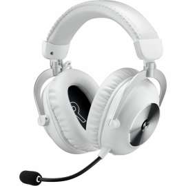 Logitech G PRO X 2 LIGHTSPEED Wireless Gaming Headset, Detachable Boom Mic, 50mm Graphene Drivers, DTS:X Headphone 2.0-7.1 Surround, Bluetooth/USB/3.5mm Aux, for PC, PS5, PS4, Nintendo Switch, White - Stereo - USB, Mini-phone (3.5mm) - Wired/Wireles