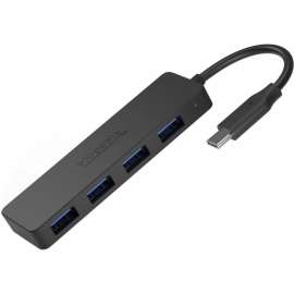 Plugable USB C to USB Adapter Hub, 4 Port USB 3.0 Hub, USB Splitter for Laptop - Compatible with Windows, MacBook Pro/Air, iPad Pro, Surface Pro, Chromebook, Linux, Android, Charging Not Supported