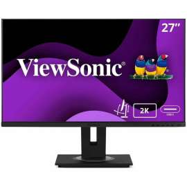 ViewSonic VG2756A-2K 27 Inch IPS 1440p Docking Monitor with 100W USB C, Ethernet RJ45, HDMI, Display Port and 40 Degree Tilt Ergonomics Daisy Chain for Home and Office - Ergonomic VG2756A-2K - 1440p IPS Docking Monitor with 100W USB-C, RJ45 and Dais