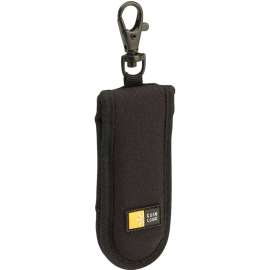 Case Logic 2 Capacity USB Drive Shuttle, Clamshell, Neoprene, Black, 2 USB Drive