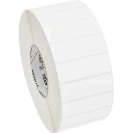 Zebra Technologies Zebra Label Paper 3 x 1in Direct Thermal Zebra Z-Perform 2000D 3 in core, 3" Width x 1" Length, Permanent Adhesive, Direct Thermal, White