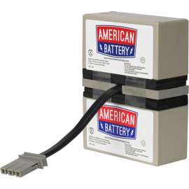 American Battery ABC Replacement Battery Cartridge #33, Lead Acid, Leak Proof/Maintenance-free, 3 Year Minimum Battery Life, 5 Year Maximum Battery Life