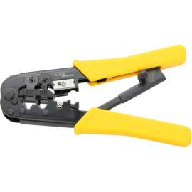 Fluke Networks 11212530 Modular Crimper, 12" Length, Yellow