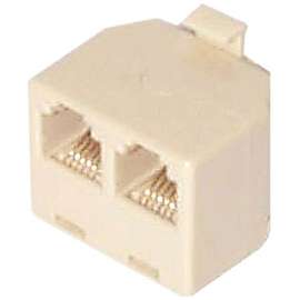 StarTech.com RJ11 to 2x RJ11 Splitter Adapter M/F, 1 x RJ-11 Male, 2 x RJ-11 Female, Beige