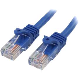 StarTech.com 3 ft Blue Snagless Cat5e UTP Patch Cable, Make Fast Ethernet network connections using this high quality Cat5e Cable, with Power-over-Ethernet capability, 3ft Cat5e Patch Cable, 3ft Cat 5e Patch Cable, 3ft Cat5e Patch Cord