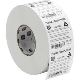 Zebra Technologies Zebra Label Polyester 4 x 2in Thermal Transfer Zebra Z-Ultimate 2000T 3 in core, 4" Width x 2" Length, Permanent Adhesive, Rectangle, Thermal Transfer