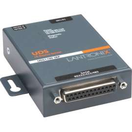 Lantronix 1-Port Serial (RS232/ RS422/ RS485) to Ethernet Industrial Device Server supporting Modbus (TCP; ASCII; RTU), Modbus TCP to Modbus RTU/Modbus ASCII Conversion; Extended Temperature (-40 to +70 C); Wall Mountable; Rail Mountable; One DB-25 Serial