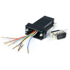 StarTech.com StarTech.com DB9 to RJ45 Modular Adapter, M/F, Serial adapter, DB-9 (M), RJ-45 (F)
