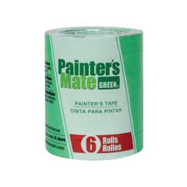 Painter's Mate 0.94 in. W X 60 yd L Green Medium Strength Painter's Tape 6 pk