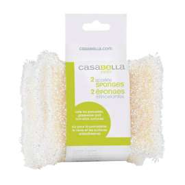 Casabella Delicate, Light Duty Cleaning Pad For Multi-Purpose 4 in. L 2 pk