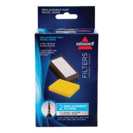 Bissell Vacuum Filter For Upright Vacuums 2 pk