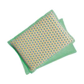 Libman Power Scrub Dots Medium Duty Sponge For Pots and Pans 6 in. L 2 pk
