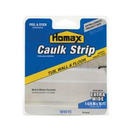 Homax White Silicone Caulk Strips 1-5/8 in. x 16 ft.