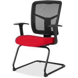 Lorell ErgoMesh Series Mesh Side Arm Guest Chair