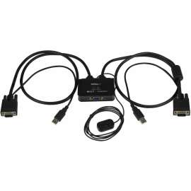StarTech.com 2 Port USB VGA Cable KVM Switch