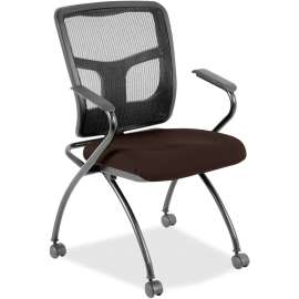 Lorell Ergomesh Nesting Chairs with Arms