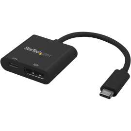 StarTech.com USB C to DisplayPort Adapter with 60W Power Delivery Pass-Through