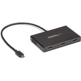 StarTech.com 3-Port Multi Monitor Adapter - USB-C to HDMI Video Splitter - USB Type-C to HDMI MST Hub - Thunderbolt 3 Compatible - Windows