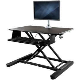 StarTech.com Sit-Stand Desk Converter with Monitor Arm