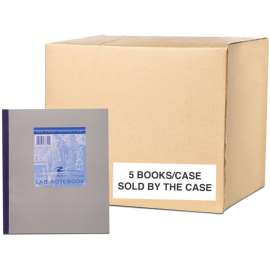 Roaring Spring 4x4 Graph Ruled Lab Book with Numbered Carbonless Sets, 1 Case (5 Total), 11" x 9.25" 100 Sets, White/Blue Pages, 400 Pages