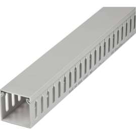 StarTech.com Cable Management Raceway with Cover 2"(50mm)W x 2"(50mm)H, 6.5ft(2m) length, 3/8"(8mm) Slots, Wall Wire Duct, UL Listed