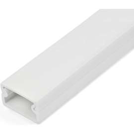 StarTech.com Cable Management Raceway w/Adhesive Tape and Cover 3/4"(19mm)W x 3/8"(11mm)H, 3ft(1m) length, Network Cord Hider, UL Listed