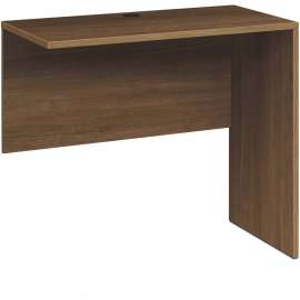 HON Coordinate Height Adjustable Desk Bundle 2-Stage, 58" x 22" x 27.75" to 47", Florence Walnut/Designer White