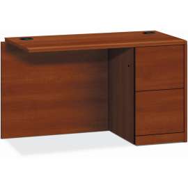HON 10500 Series Storage Cabinet with Doors, Two Shelves, 36" x 20" x 29.5", Kingswood Walnut