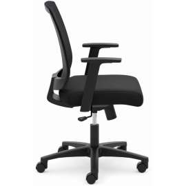 HON HVL525 Mesh High-Back Task Chair, Supports Up to 250 lb, 17" to 22" Seat Height, Black