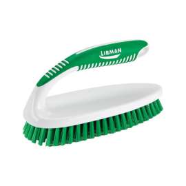 Libman 3-1/4 in. W Medium Bristle 8 in. Plastic/Rubber Handle Scrub Brush