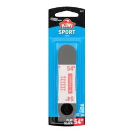 Kiwi Sport 54 in. Black Shoe Laces