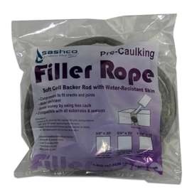 Sashco Filler Rope Gray Foam Tuck-In Wrap Strip 4.8 oz