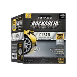Rust-Oleum RockSolid High-Gloss Clear Garage Floor Coating Kit 90 oz