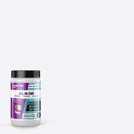 Beyond Paint Matte Bright White Water-Based All-In-One Paint Exterior & Interior 1 qt