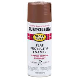 Rust-Oleum Stop Rust Flat Red  Rock Spray Paint 12 oz